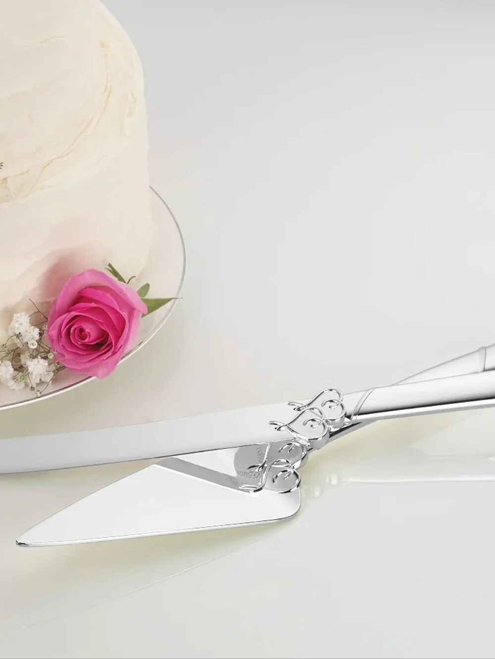 Lenox True Love 2-Piece Dessert Set  Silver  Regular  - 812615